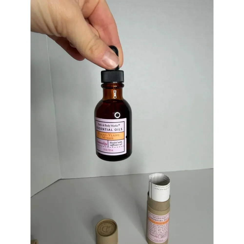 Bath Body Works Essential Oils Sensuality YLANG YLANG & MYRRH 1oz Dropper Bottle
